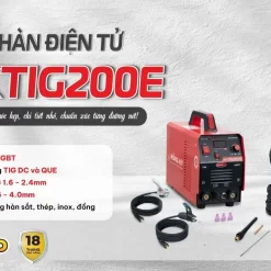 Máy hàn TIG DC que Hồng Ký Eco HKTIG200E Máy hàn TIG DC que Hồng Ký Eco HKTIG200E