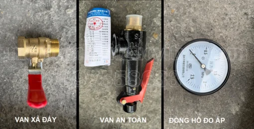 Phụ kiện bình chứa khí nén