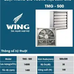 Quạt thông gió công nghiệp 500x500