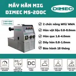 Máy hàn Mig Dimec MS-200C