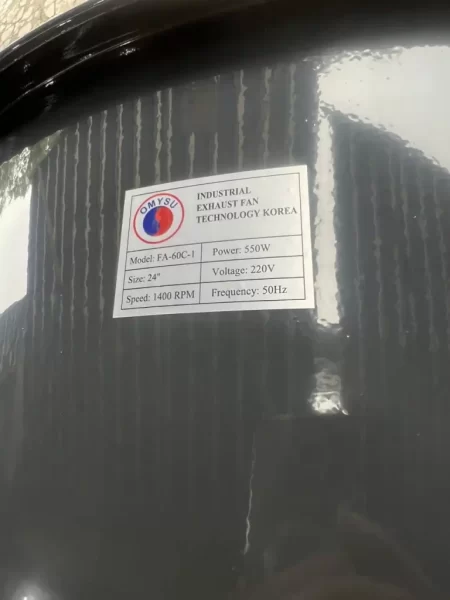 Quạt hút công nghiệp tròn Omysu FA-60C-1
