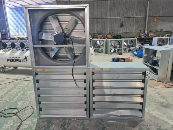 Quạt hút công nghiệp 800x800 Wing TMG 800